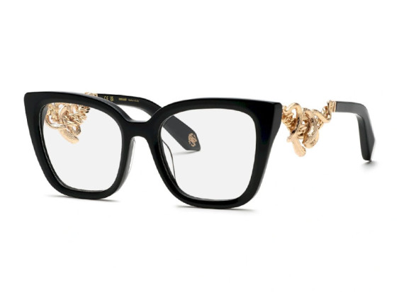 Roberto Cavalli VRC051M 0700 Black/Gold 52mm