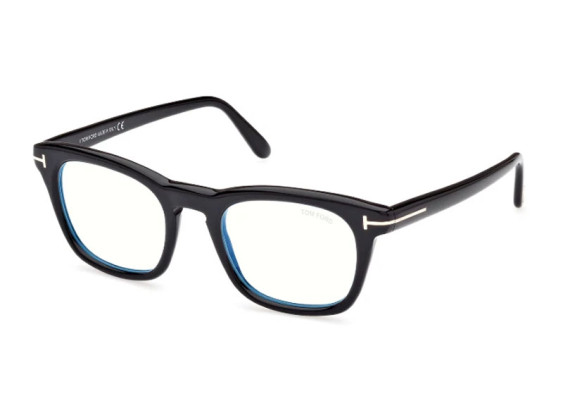 Tom Ford FT5870-F-B 001 Shiny Black 52mm