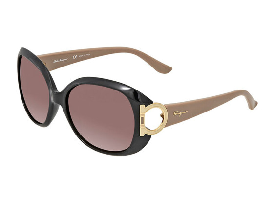 Salvatore Ferragamo SF668S 001 Black/Tuape/Brown Gradient