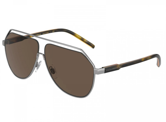 Dolce & Gabbana DG2266 04/73 Gunmetal/Brown