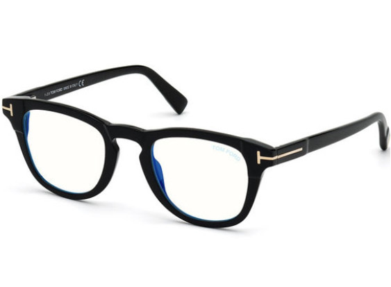Tom Ford FT5660-B 001 Shiny Black 49mm