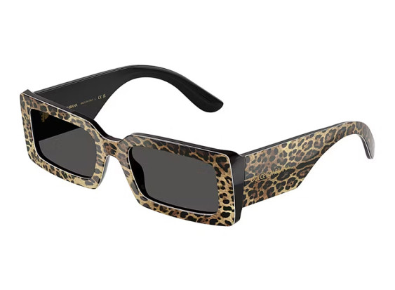Dolce & Gabbana DG4416 316387 Leopard with Black/Dark Grey