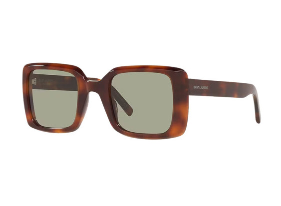 Saint Laurent SL497 002 Havana/Green