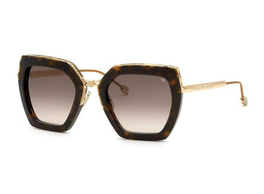 Philipp Plein SPP097S 0722 Dark Havana/Brown Gradient