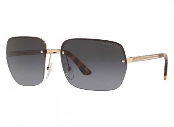 Prada PR63VS ZVN5W1 Pale Gold/Polarized Grey