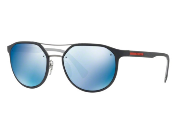Prada Sport PS55SS VIM9P1 Dark Grey/Light Grey/Dark Blue Mirror Blue