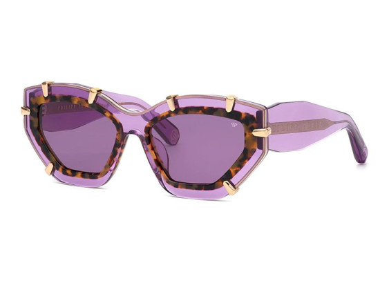 Philipp Plein SPP099V Supreme Star 06PF Violet/Havana/Violet