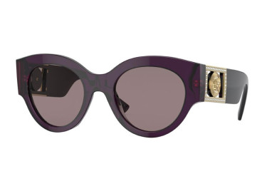 Versace VE4438B 53847N Transparent Plum/Purple Brown