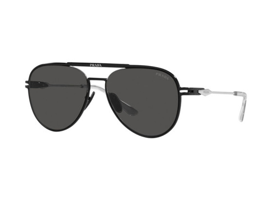 Prada PR54ZS 1BO5S0 Matte Black / Dark Grey
