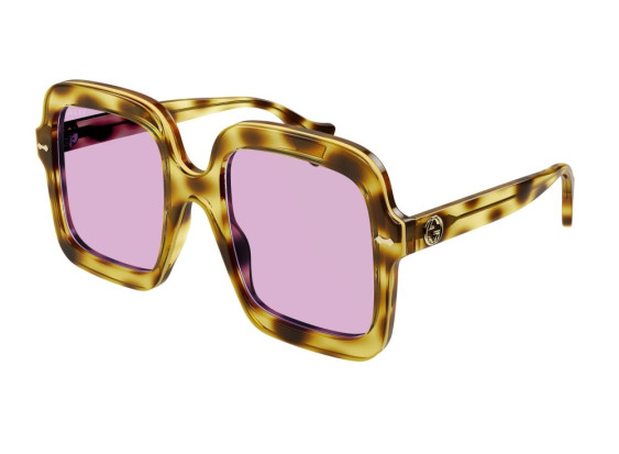 Gucci GG1241S 003 Yellow Spotted Havana/Pink