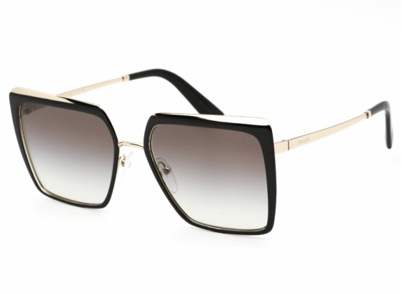 Prada PR58WS AAV0A7 Black/Pale Gold/Grey Gradient