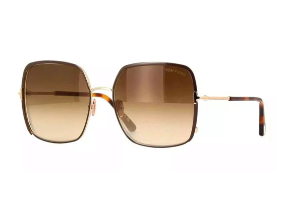 Tom Ford FT1006 48F Rose Gold/Dark Brown/Brown Gradient