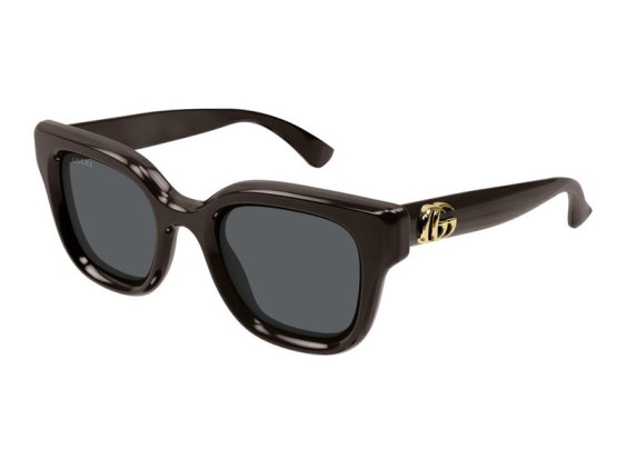 Gucci GG1828S 004 Shiny Solid Brown/Grey