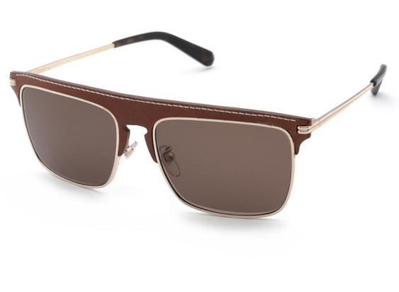 Loewe LW40006U 33E Gold/Brown Leather/Brown
