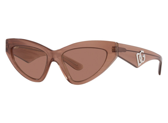 Dolce & Gabbana DG4439 3411/3 Fleur Caramel/Dark Brown