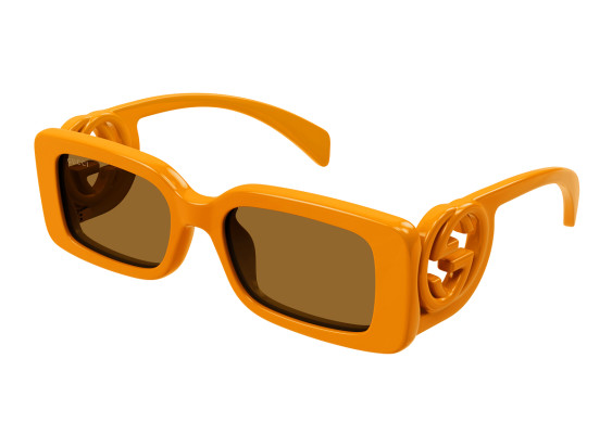 Gucci GG1325S 008 Orange/Rust Brown