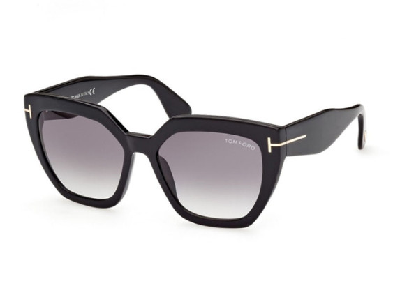 Tom Ford FT0939 01B Shiny Black/Gradient Smoke