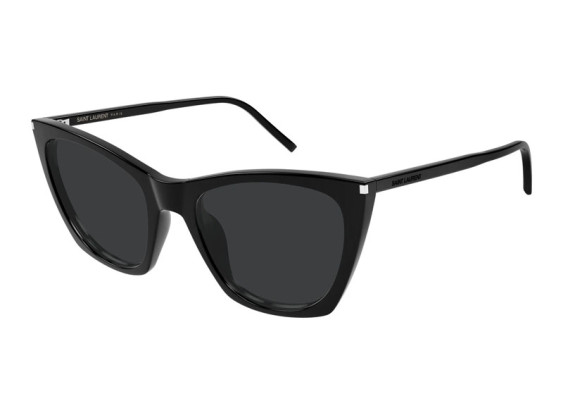 Saint Laurent SL 214 KATE THIN 001 Shiny Black/Grey