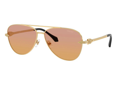 Versace VE2283 1002EL Gold/Clear Fifty Orange/Dark Pink