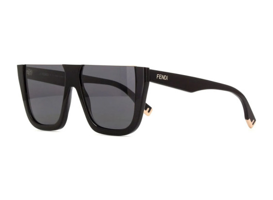 Fendi FE40136I 01A Shiny Black/Smoke