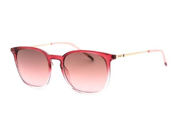 Hugo HG 1292/S 00T5 M2 Burgundy to Pink Gradient/Brown Pink Gradient