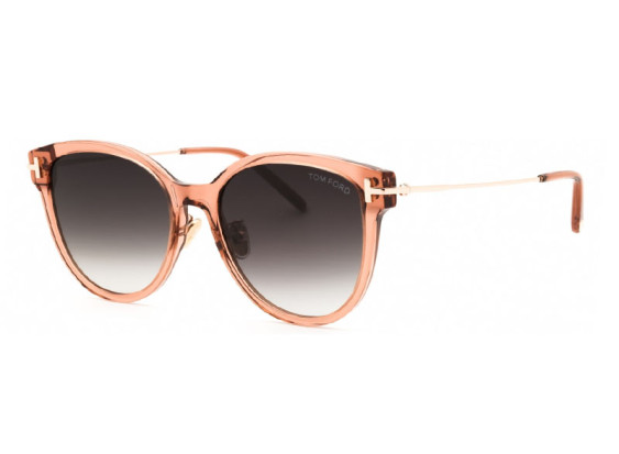 Tom Ford FT1142-K 45B Shiny Light Brown/Smoke Gradient