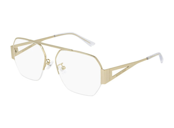 Bottega Veneta BV1067O 002 Gold 56mm