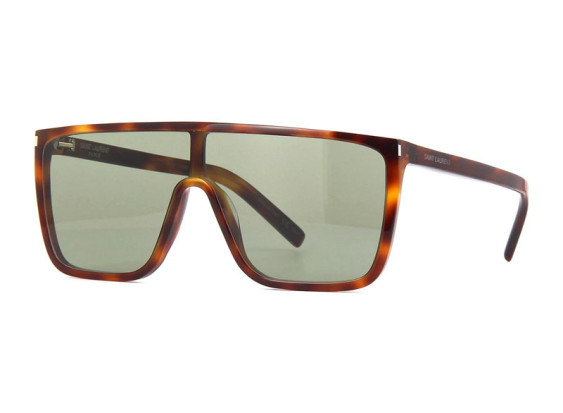 Saint Laurent SL364 MASK ACE 002 Havana/Green