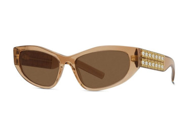 Givenchy GV40078I 42E Transparent Brown/Gold with Studs/Brown