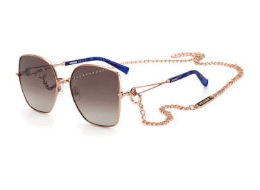 Missoni MIS 0052/S 0DDB HA Gold Copper with Gold Chain/Brown Gradient