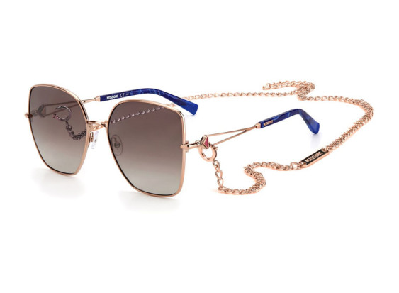Missoni MIS 0052/S 0DDB HA Gold Copper with Gold Chain/Brown Gradient