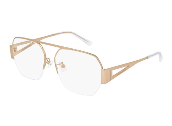 Bottega Veneta BV1067O 001 Rose Gold 56mm