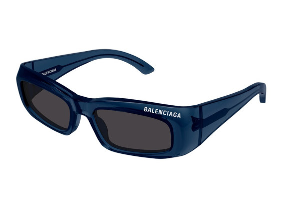 Balenciaga BB0266S 004 Transparent Blue/Grey