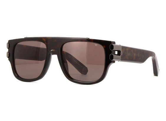 Philipp Plein SPP011M 0722 Shiny Dark Havana/Brown