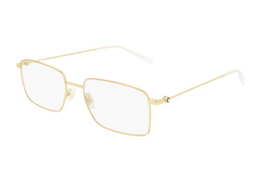 Montblanc MB0076O 005 Gold 57mm