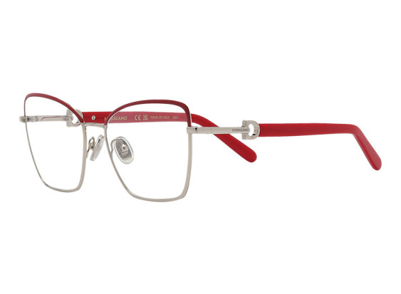 Salvatore Ferragamo SF2223N 744 Gold/Burgundy 54mm
