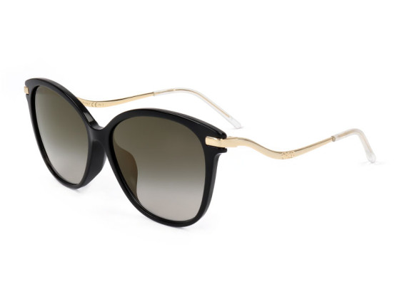 Jimmy Choo PEG/F/S 0807 FQ Black Gold/Grey Gradient