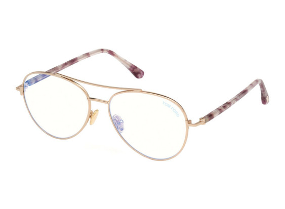 Tom Ford FT5684-B 28A Shiny Rose Gold/Smoke 55mm