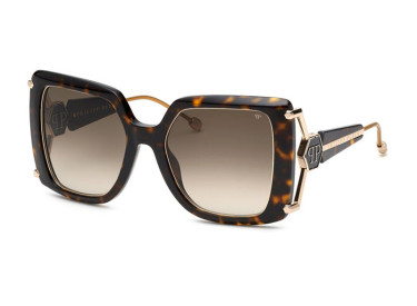 Philipp Plein SPP121S 0722 Dark Havana/Green Gradient
