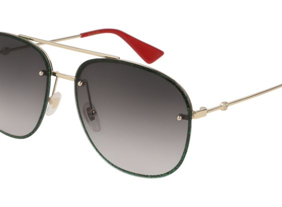 Gucci GG0227S 001 Gold/Grey