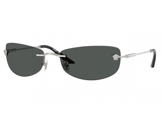 Versace VE2279 100087 Silver/Dark Grey
