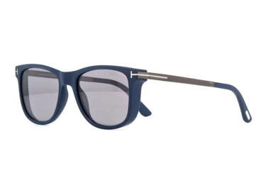 Tom Ford FT1104 91C Matte Blue/Smoke Mirror