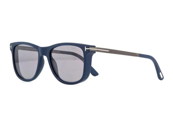 Tom Ford FT1104 91C Matte Blue/Smoke Mirror