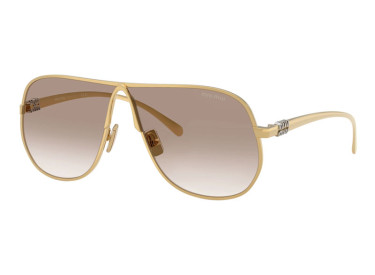 Miu Miu MUA56S 5AK90L Shiny Gold/Brown Gradient