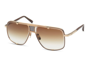 Dita MACH-FIVE DRX-2087-I-GLD-BRN-64 Brushed White Gold/Brown And Brown Gradient