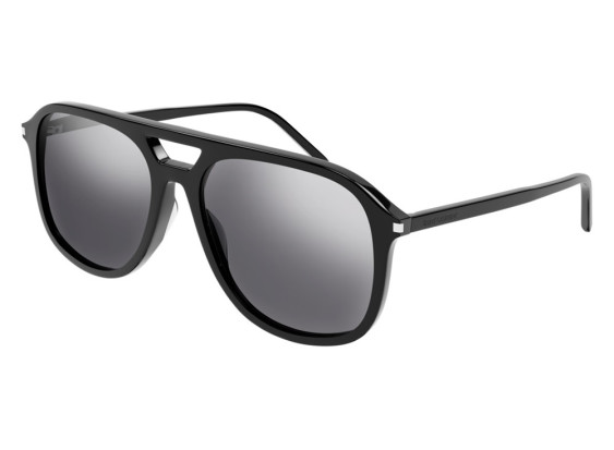 Saint Laurent SL476 002 Black/Silver