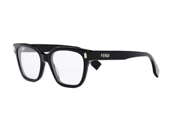 Fendi FE50055F 001 Shiny Black 52mm