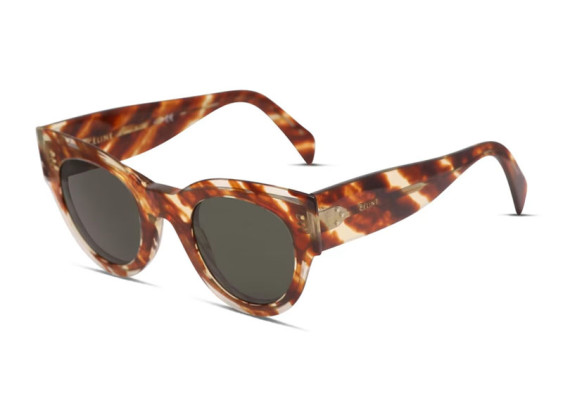 Celine CL40008I 56N Striped Brown/Green