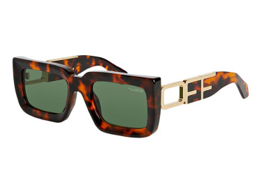 Off-White OERI073 BOSTON 6055 Havana/Gold/Green