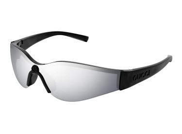 Gucci GG1651S 004 Black/Multilayer Silver Mirror